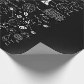 Science Physic Wiskunde Chemistry Biology Astronom Cadeaupapier (Hoek)