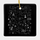 Science Physic Wiskunde Chemistry Biology Astronom Keramisch Ornament<br><div class="desc">Science Physic Wiskunde Chemistry Biology Astronomie</div>