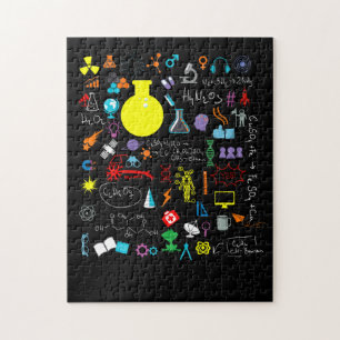 Science Physic Wiskunde Chemistry Biology Astronom Legpuzzel