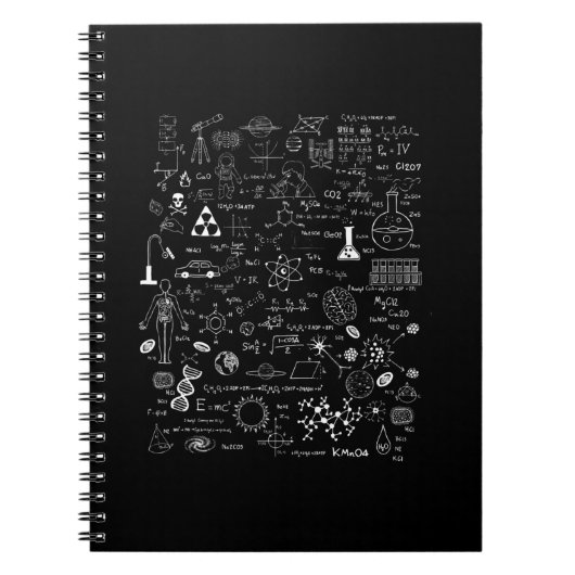 Science Physic Wiskunde Chemistry Biology Astronom Notitieboek (Voorkant)