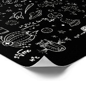 Science Physic Wiskunde Chemistry Biology Astronom Poster (Hoek)