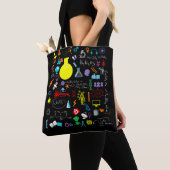 Science Physic Wiskunde Chemistry Biology Astronom Tote Bag (Dichtbij)