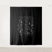 Science Physic Wiskunde Chemistry Biology Astronom Wandkleed (Voorkant)