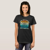 Science Physics Nerd Think Like a Proton Stay Posi T-shirt (Voorkant volledig)