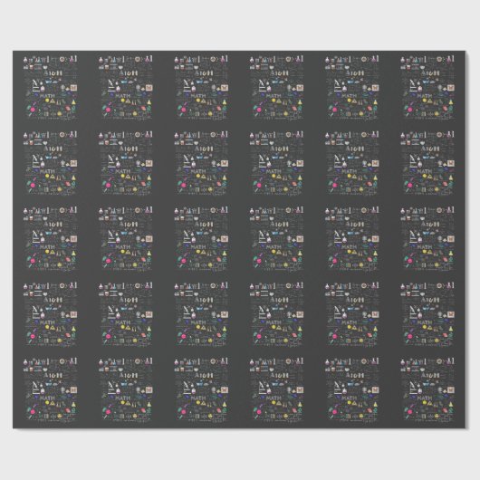 Science Physics Wiskunde Chemistry Biology Astrono Cadeaupapier (Vlak)
