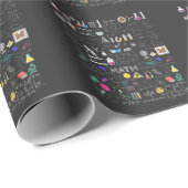 Science Physics Wiskunde Chemistry Biology Astrono Cadeaupapier (Rol Hoek)