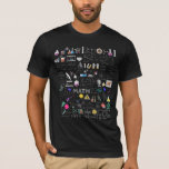 Science Physics Wiskunde Chemistry Biology Astrono T-shirt<br><div class="desc">Het perfecte cadeautje als je scheikunde leert of als wetenschapper op school of universiteit. Een grappige Science Apparel.</div>