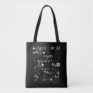 Science Physics Wiskunde Chemistry Biology Astrono Tote Bag