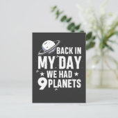 Science Planeet Astronomie - Pluto Sterrenstelsel  Briefkaart (Staand voorkant)