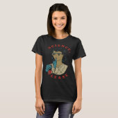 Science Please Poster Vrouw Scientist Science PU T-shirt (Voorkant volledig)
