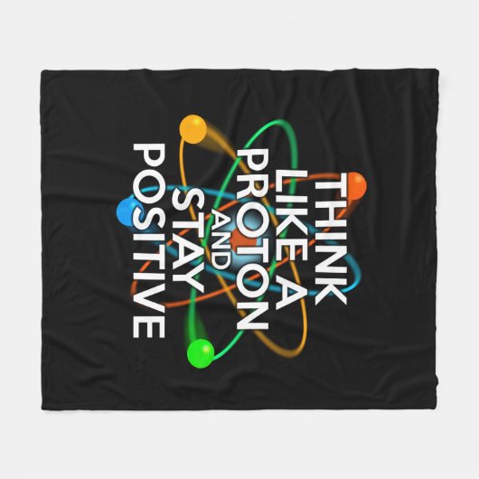 Science Quote Modern Fun Inspirating Gezegde Fleece Deken (Voorkant (Horizontaal))