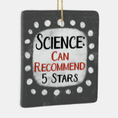 Science Review 5 sterren Ornament (Rechts)