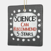 Science Review 5 sterren Ornament (Links)