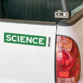 Science Road Sign Bumpersticker (Op Truck)