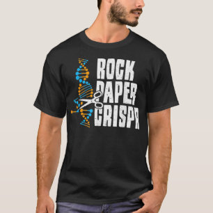 Science Rock Paper Crispr Engineer Sayings  T-shirt