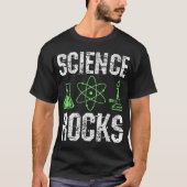 Science Rocks Biologist Chemistry Physics Teacher T-shirt (Voorkant)