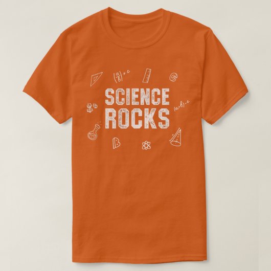 Science Rocks Funny Wiskunde Biology Chemistry T-shirt (Design voorkant)