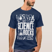 Science Rocks Lab Chemistry Biology Equipment T-sh T-shirt (Voorkant)