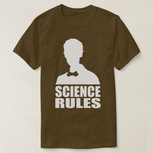 Science Rules 1  T-shirt (Design voorkant)