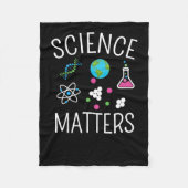 Science S - Funny Science Pun Sticker 1 Fleece Deken (Voorkant)