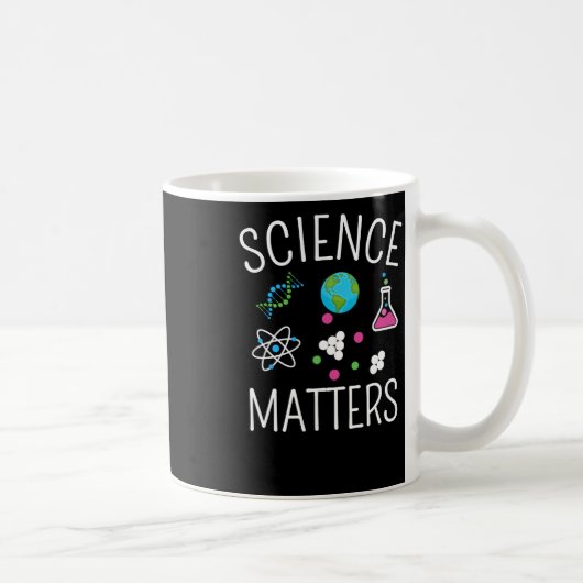 Science S - Funny Science Pun Sticker 1 Koffiemok (Rechts)