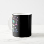 Science S - Funny Science Pun Sticker Koffiemok (Voorkant links)
