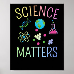 Science S - Funny Science Pun Sticker Poster
