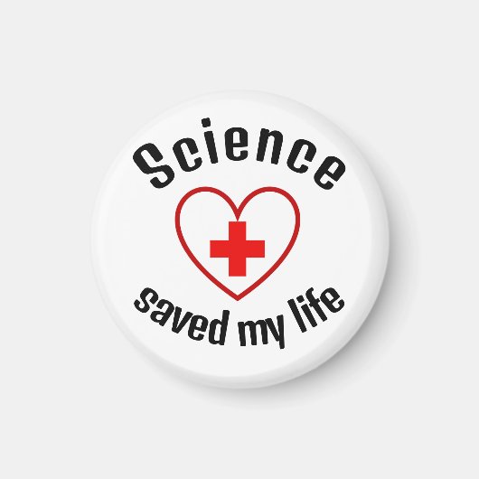 Science saved my life magneet (Voorkant)