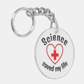 Science saved my life sleutelhanger (Voorkant Links)