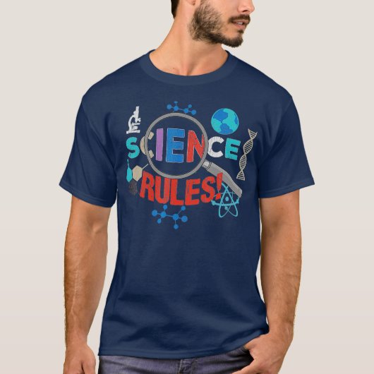 Science Science Rule  Style Graphics T-shirt (Voorkant)