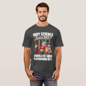 Science Scientist Funny Scienceeacher vintage T-shirt (Voorkant volledig)