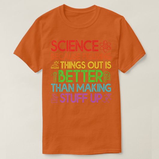 Science Shirt, Science Shirt, Science Is Real, Sci T-shirt (Design voorkant)