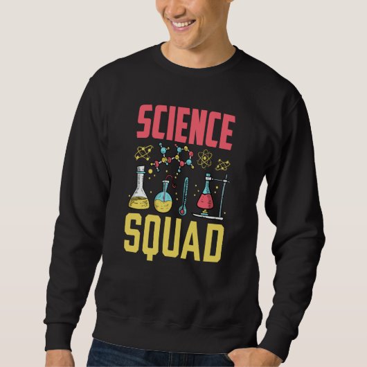 Science Squad Researcher Job Scientist Research Trui (Voorkant)
