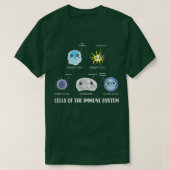 Science, Stem Immune System Cells Stem Studentas A T-shirt (Design voorkant)