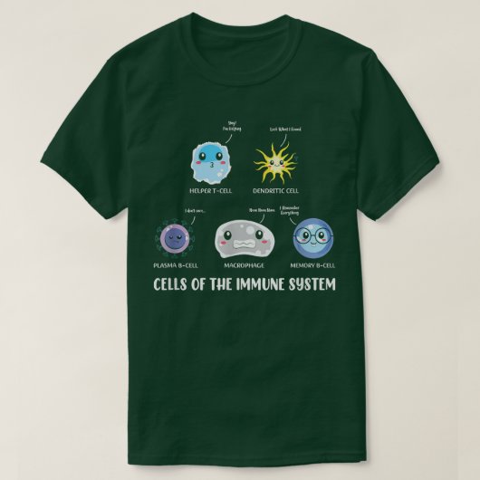 Science, Stem Immune System Cells Stem Studentas A T-shirt (Design voorkant)