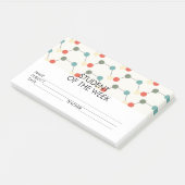 Science Student Award Achievement Post-it Notes (Schuin)