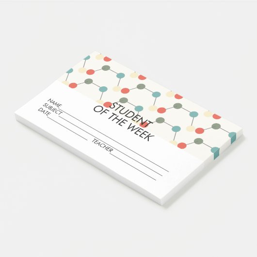 Science Student Award Achievement Post-it Notes (Schuin)