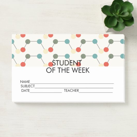 Science Student Award Achievement Post-it Notes (Kantoor)