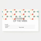 Science Student Award Achievement Post-it Notes (Voorkant)
