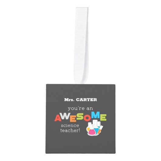 Science Teacher Appreciation Day, Geweldige Decoratie (Voorkant)