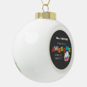 Science Teacher Appreciation Day, Geweldige Keramische Bal Ornament (Links)