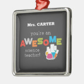 Science Teacher Appreciation Day, Geweldige Metalen Ornament (Links)