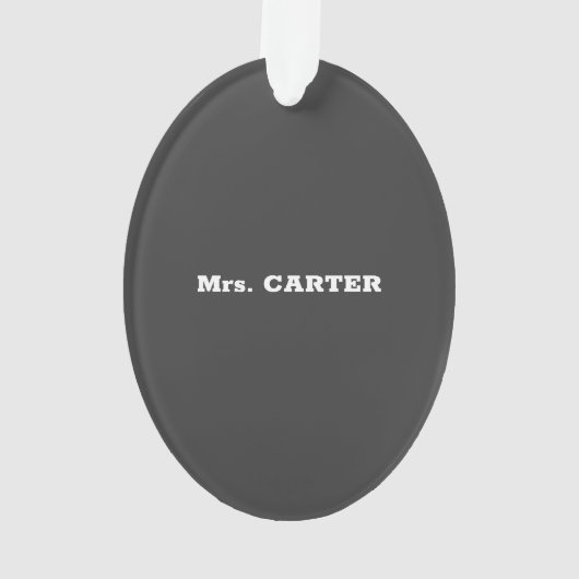 Science Teacher Appreciation Day, Geweldige Ornament (achterkant)