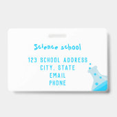 Science Teacher badge (Achterkant)