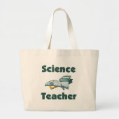 Science Teacher Bag Grote Tote Bag (Voorkant)