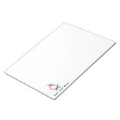 Science Teacher Biology Microscope Notitieblok (Schuin)