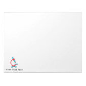 Science Teacher Biology Microscope Notitieblok (Voorkant)