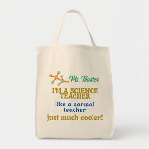 Science Teacher Canvas Tas