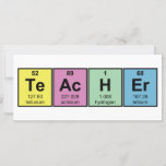 Science Teacher Chemical Elements<br><div class="desc">Identificeer jezelf als de beste scheikunde- of natuurkundeleraar met leraar die in periodieke elementensymbolen is uitgedeeld! Voltooi met elementnaam,  gewicht,  en atoomaantal.</div>