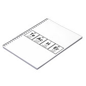 Science Teacher Chemical Elements Notitieboek (Linkerzijde)